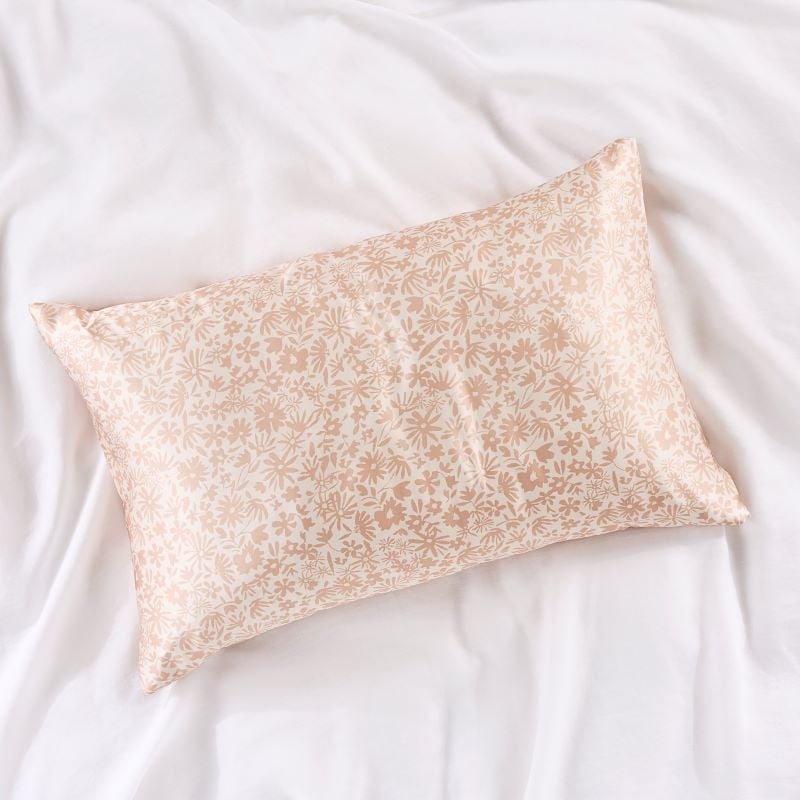 Pure Silk Costal Floral Printed Pillowcase