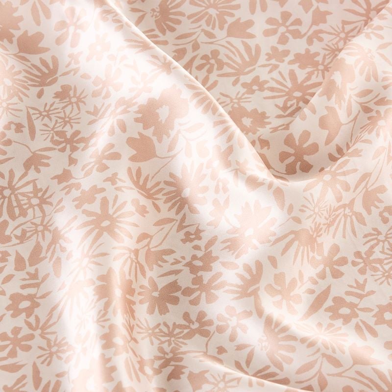 Pure Silk Costal Floral Printed Pillowcase