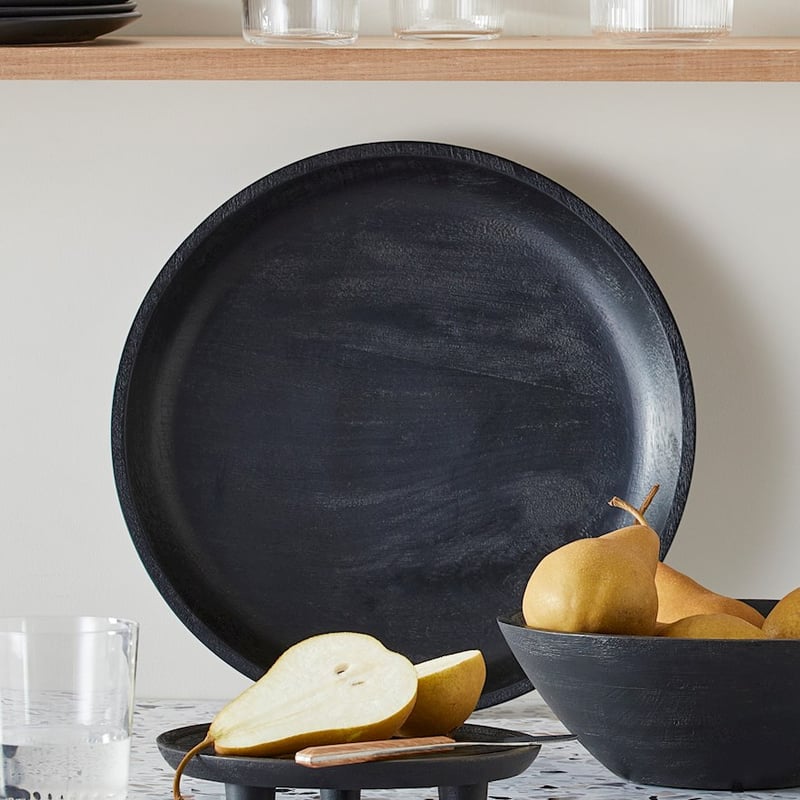 Nero Large Timber Bowl