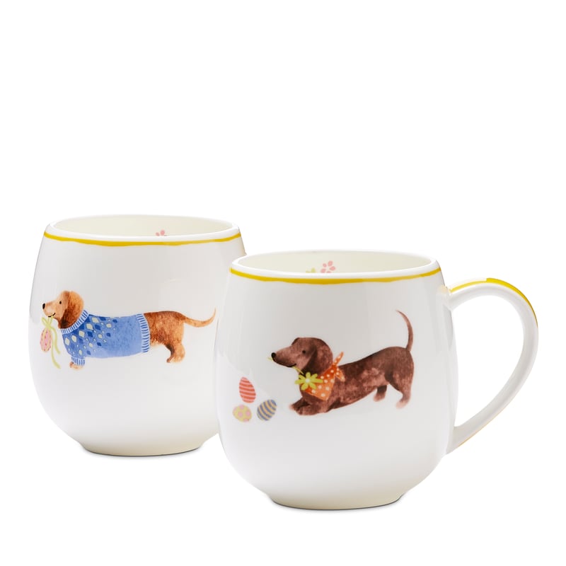 Dashing Dachshunds Playing Mug