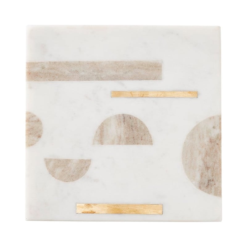 Marble White & Gold Circle Collection