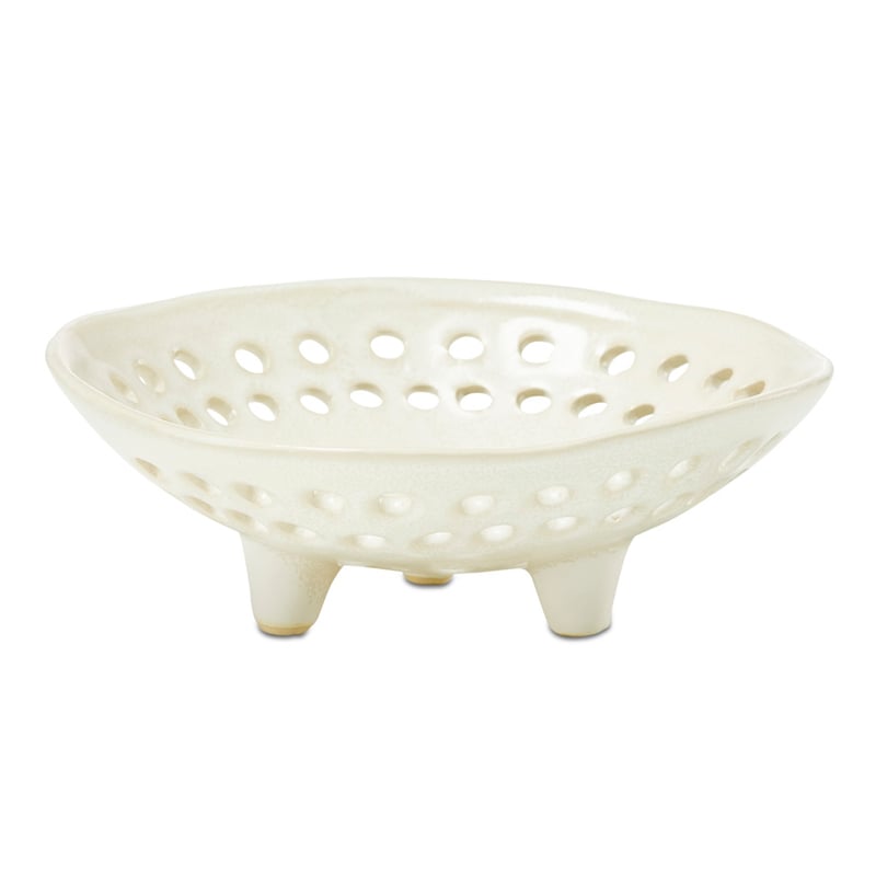 Paloma White Footed Bowl