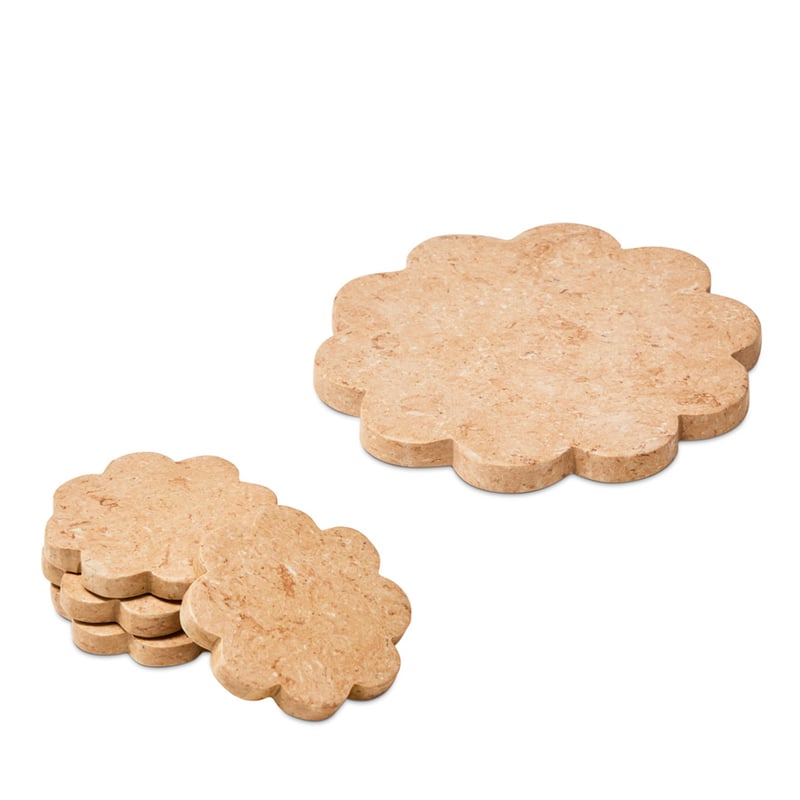 Pansy Dusty Pink Coasters Pack of 4