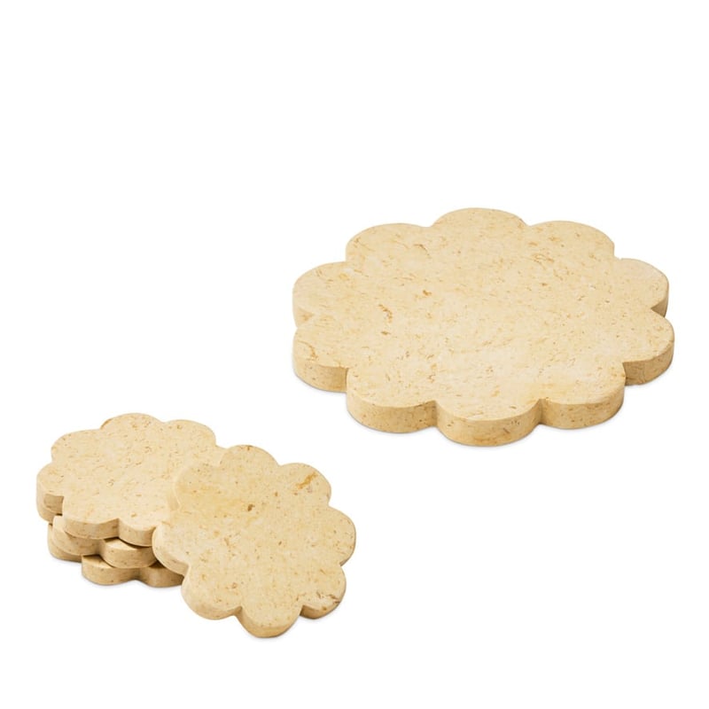 Pansy Tan Coasters Pack of 4