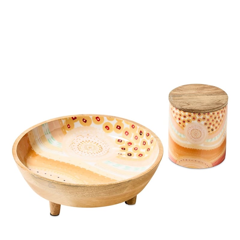 Miimi + Jiinda Flame Trees Timber Canister