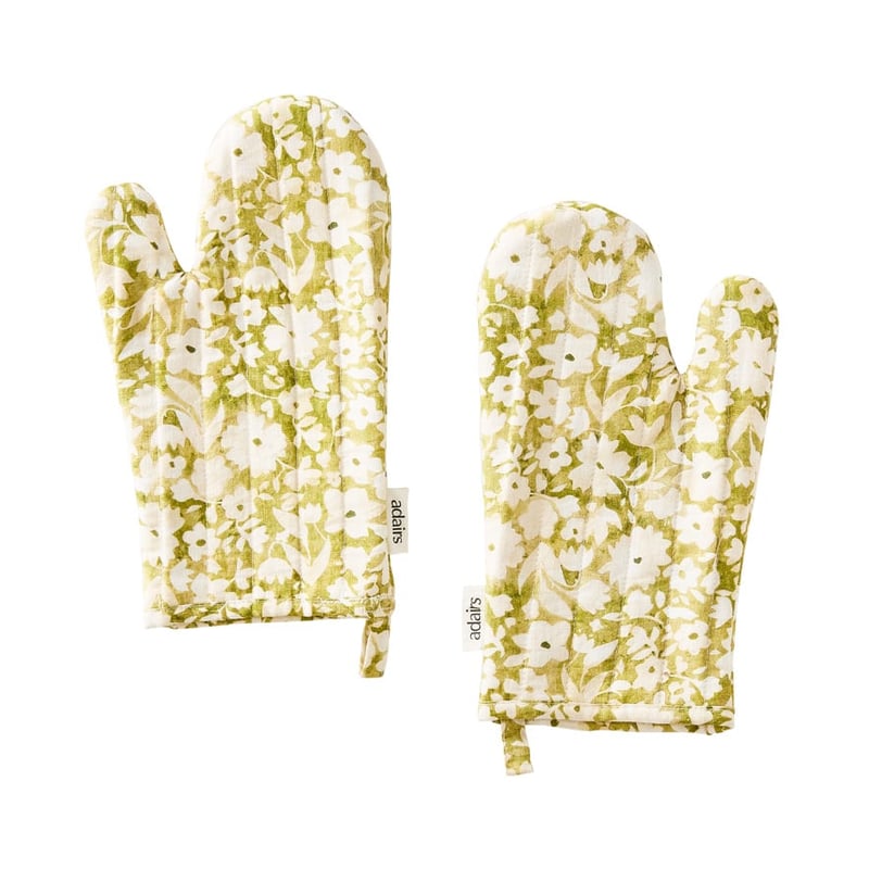 Botanist Olive Daisy Oven Mitts Pack of 2