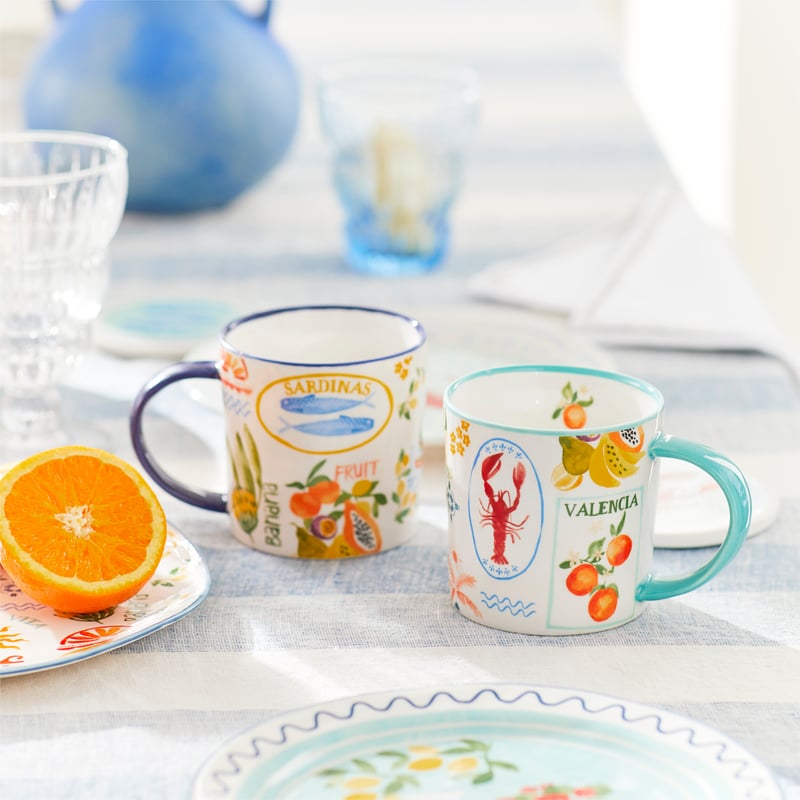 Viva La Vita Stamps Mug Pack of 2