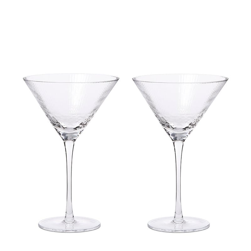 Hudson Clear Martini Glass Pack of 2
