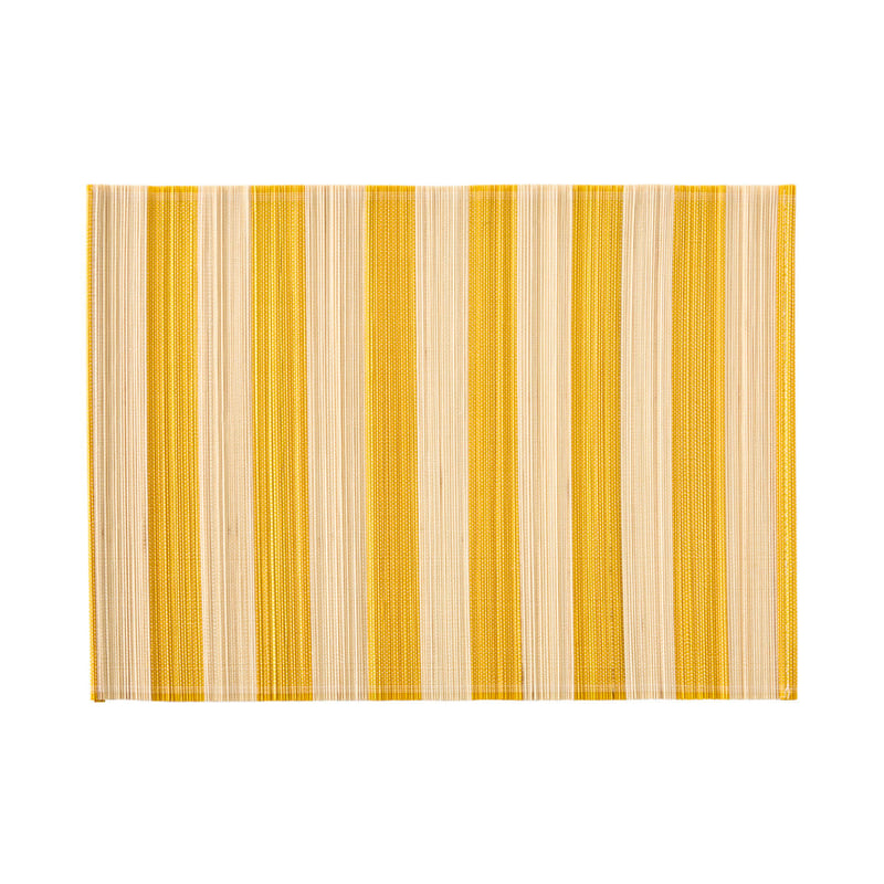 Serafina Yellow & Natural Stripe Placemat Pack of 2