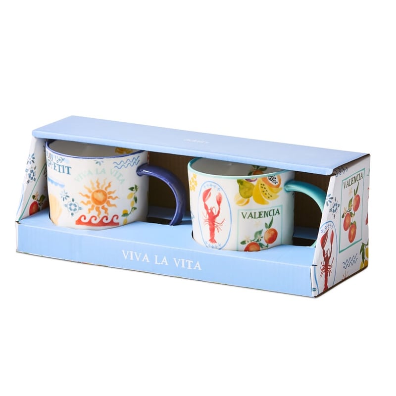 Viva La Vita Stamps Mug Pack of 2
