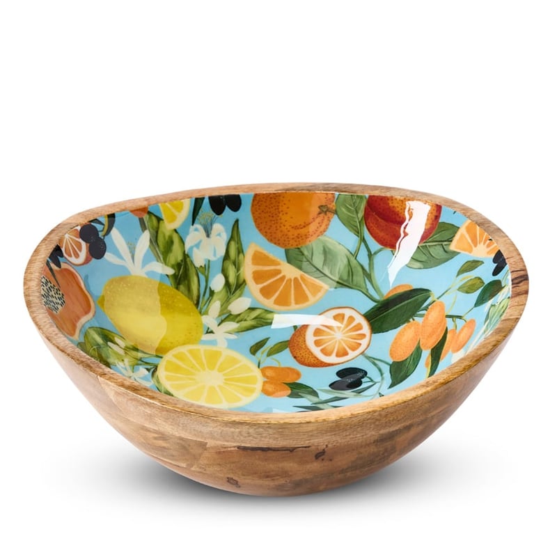 La Frutta Timber Fruit Blue Irregular Large Bowl
