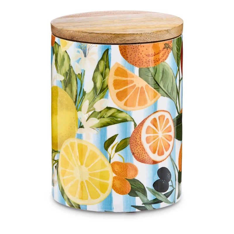 La Frutta Timber Blue Stripe Canister