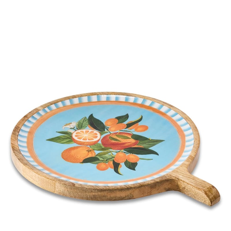 La Frutta Timber Fruit Blue Food Platter