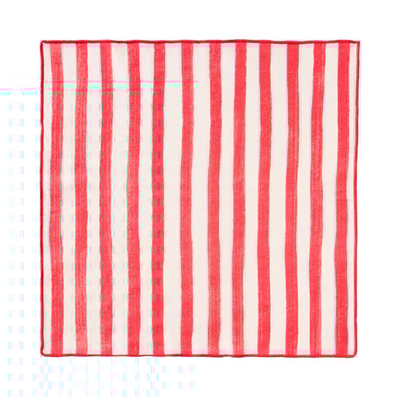 Jordana Hot Pink Stripe Napkins Pack of 2