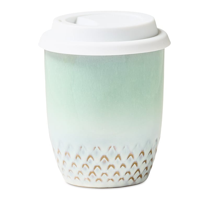 Clear Skies Mint Ceramic Travel Mug