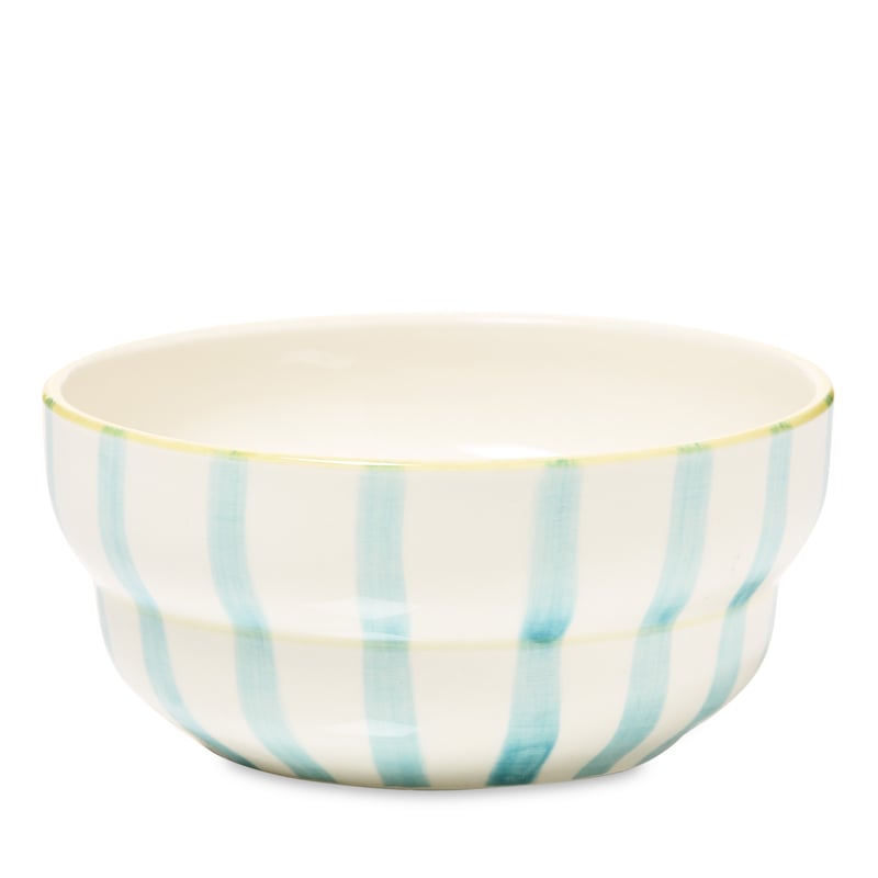Mediterranean Blue Stripe Side Bowl