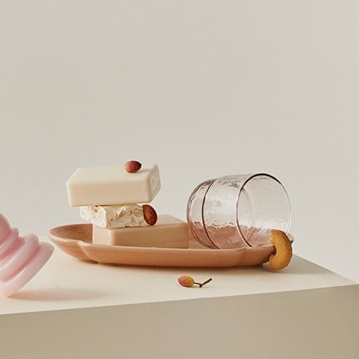 Florence Dusty Pink Platter