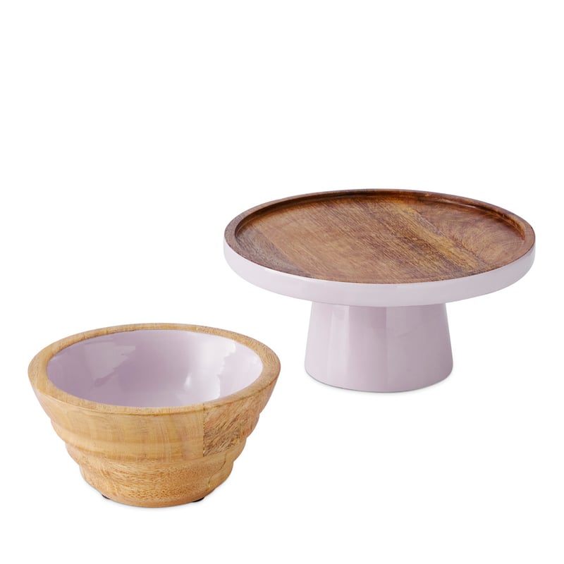 Gelato Lilac Timber Servingware