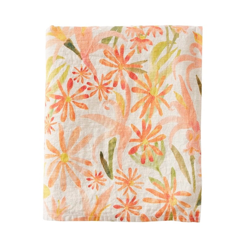 Golden Sky Floral Table Cloth