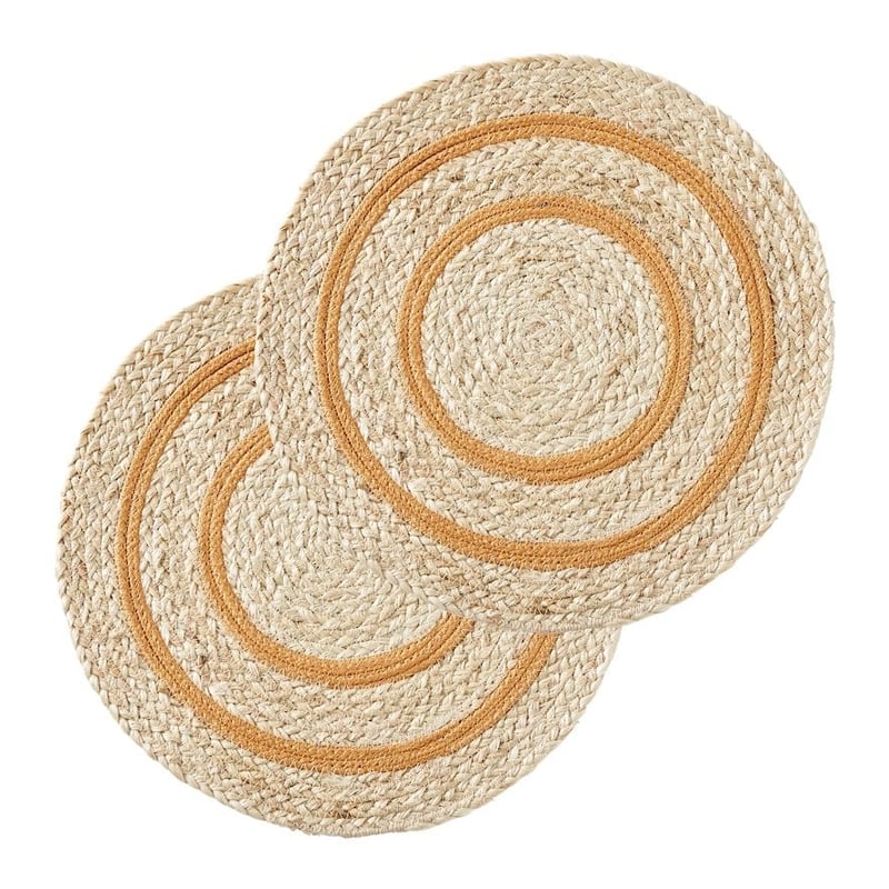 Tulum Natural & Desert Pack of 2 Placemats