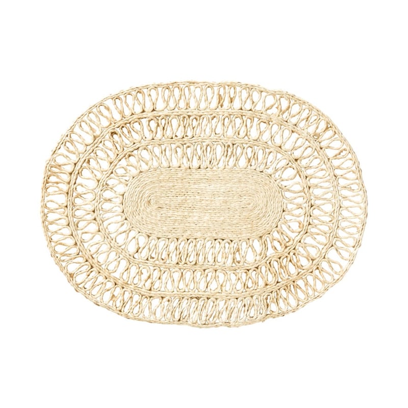Palermo Natural Oval Placemat