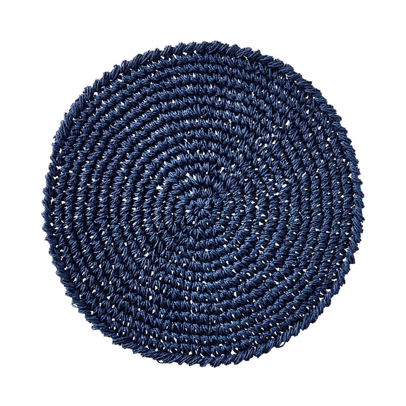 Crochet Navy Placemats Pack of 2
