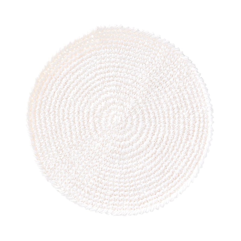 Crochet White Placemats Pack of 2