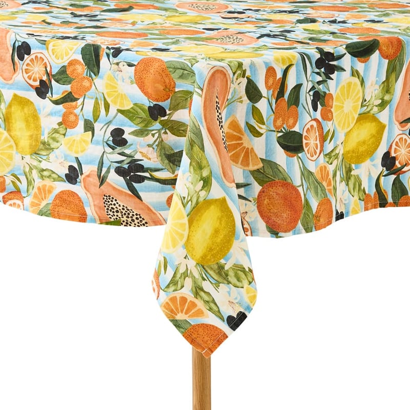 La Frutta Fruit Blue Table Cloth