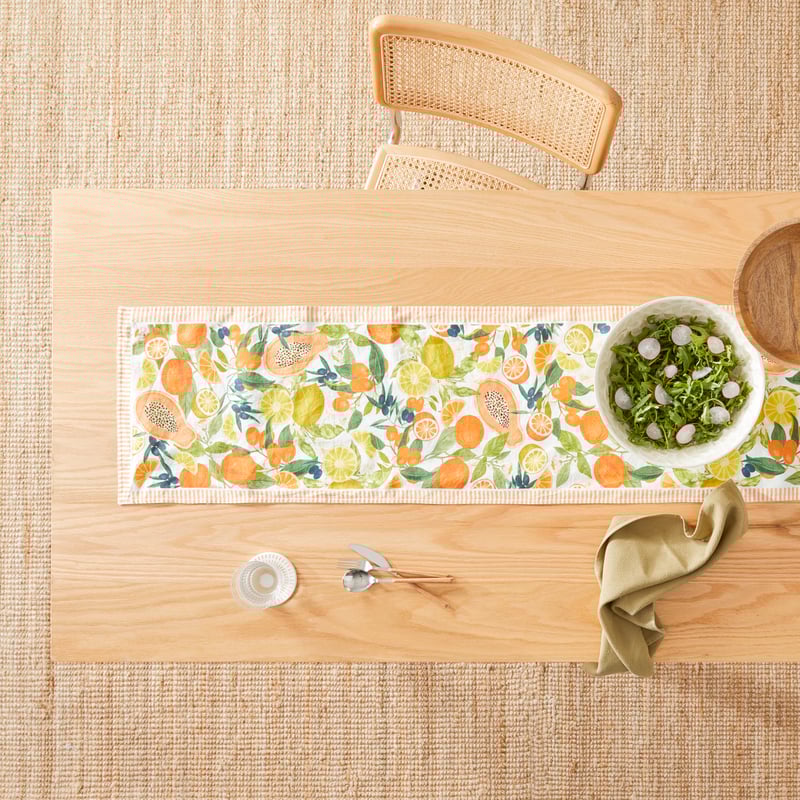 La Frutta Fruit Orange Table Runner