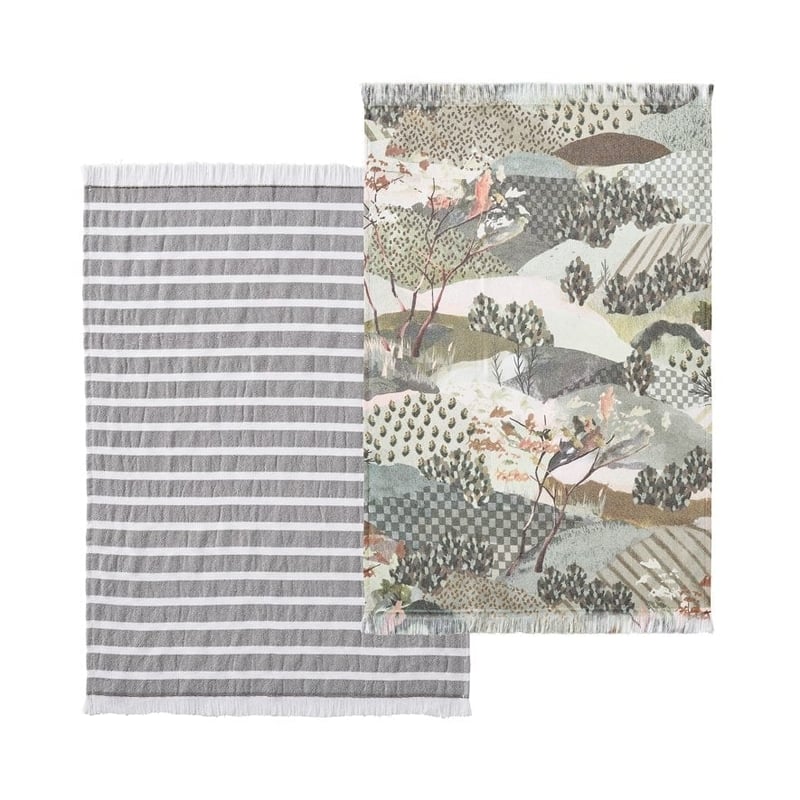 Green Harmony Tea Towel 2 Pack