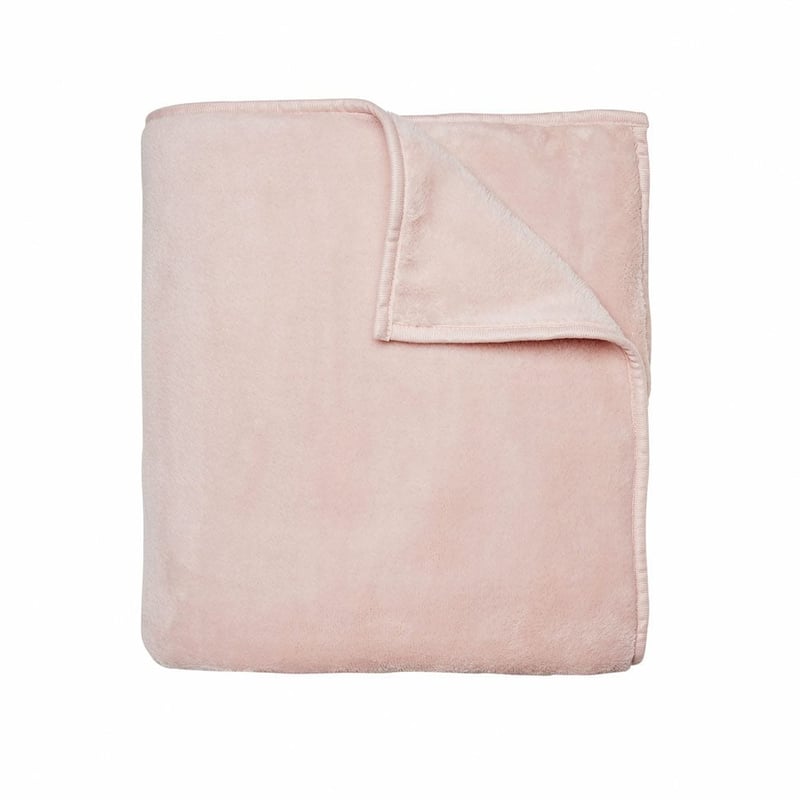 Ultra Soft Dusty Pink Throw