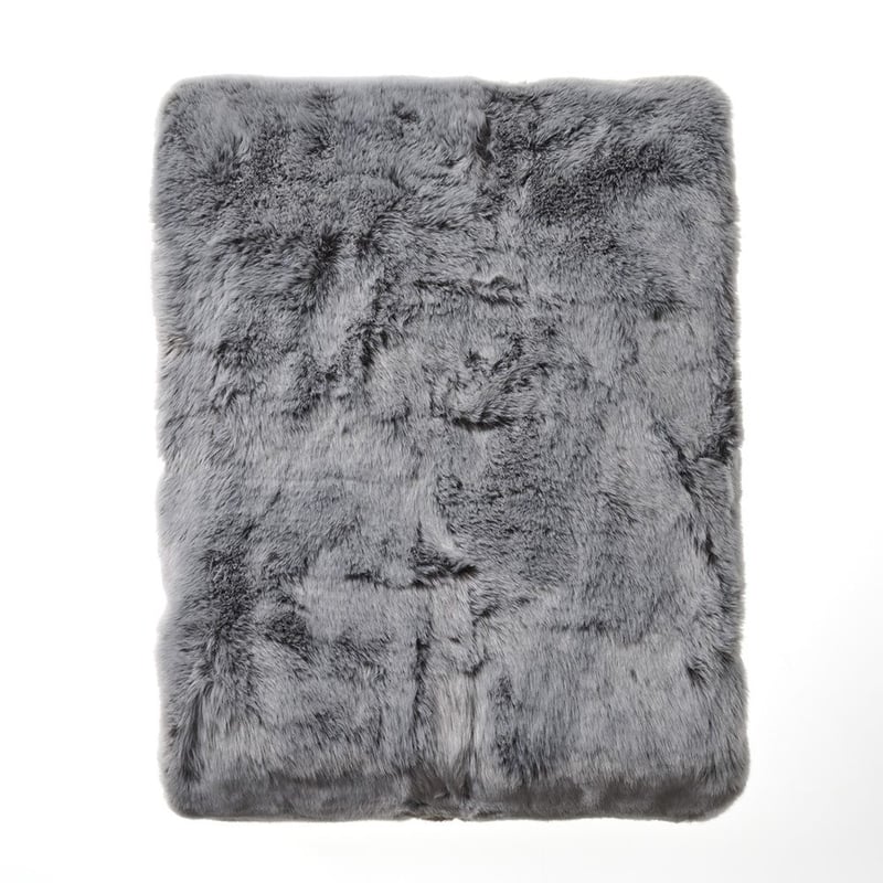 Montana Grey Wolf Fur Blanket 