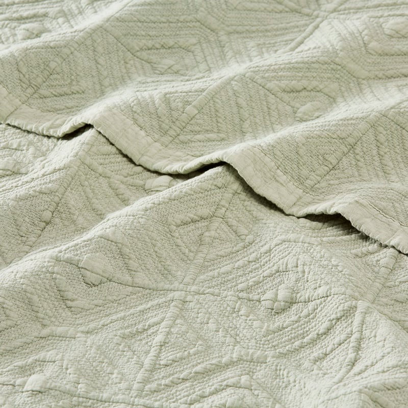 Stonewash Smoked Green Blanket