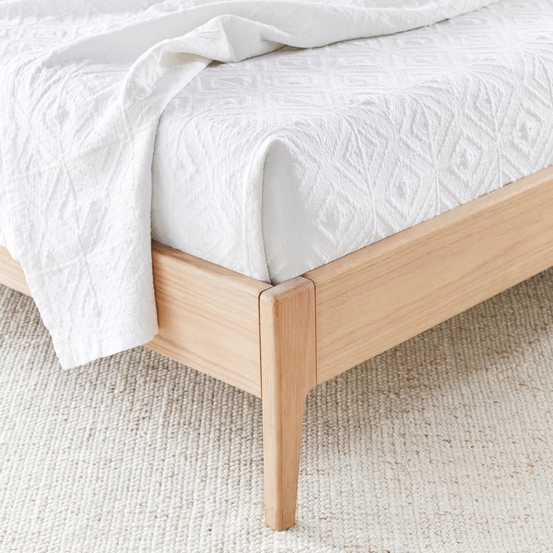 Stonewash White Blanket