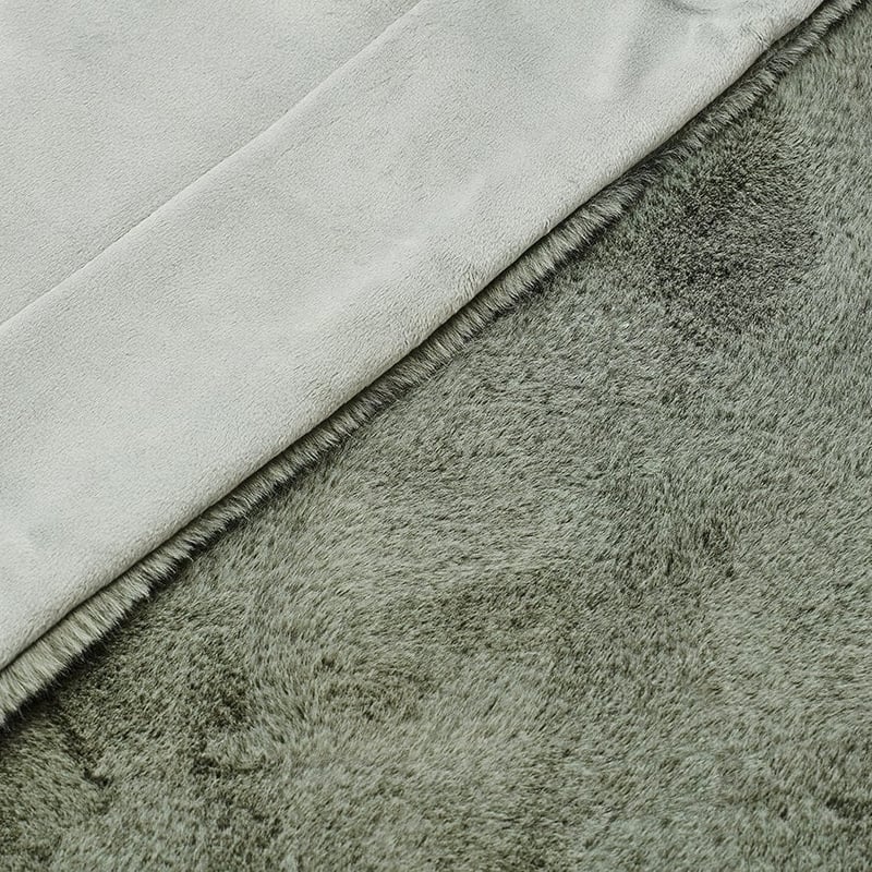 Astoria Sage Fur Throw