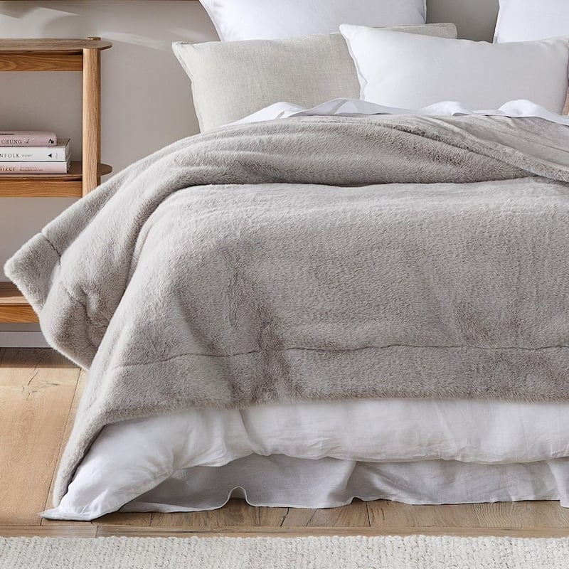 Astoria Fawn Fur Blanket