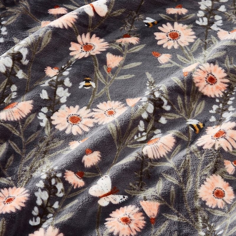 Ultrasoft Field of Daisies Blanket