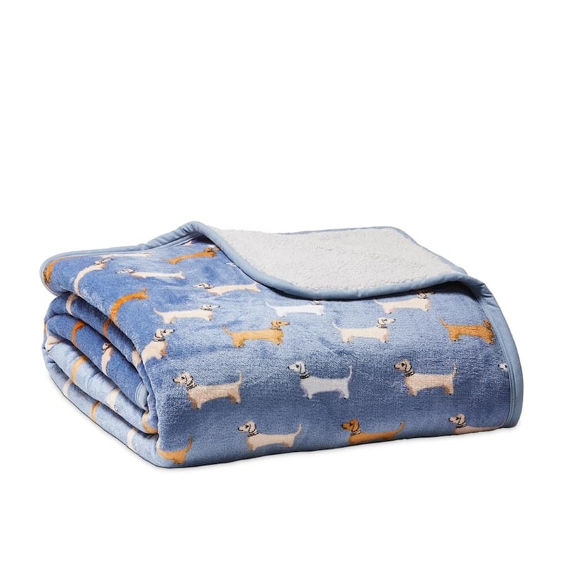Sherpa Dachshund Blanket