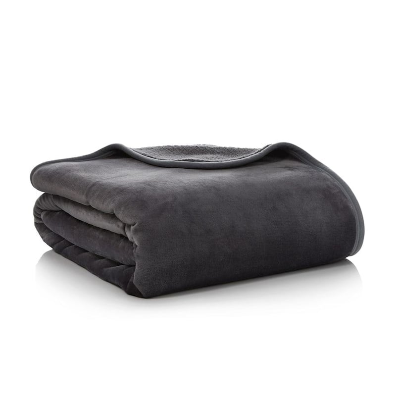 Sherpa Storm Grey Blanket