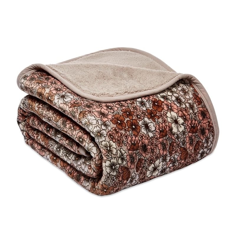 Sherpa Winter Bloom Blanket