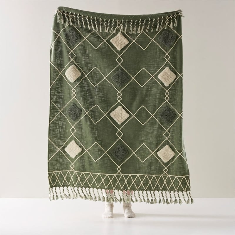 Cayman Green Throw