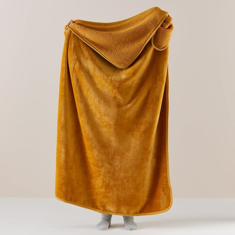 Sherpa Mustard Throw
