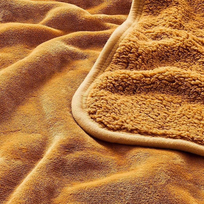 Sherpa Mustard Throw