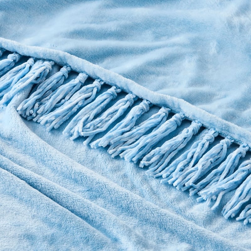 Supersoft Sky Blue Blanket