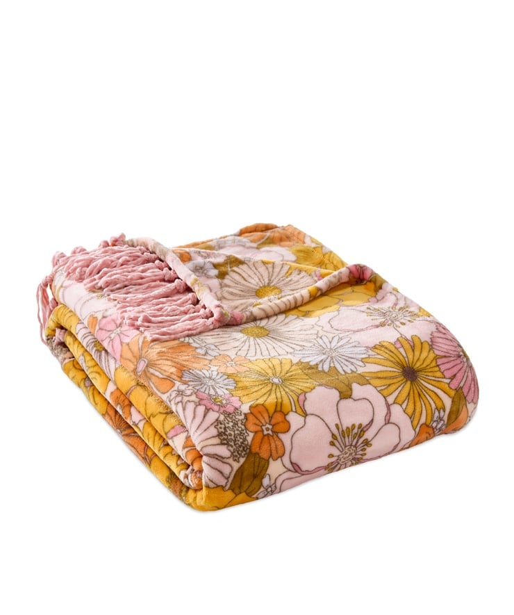Supersoft Peggy Floral Blanket
