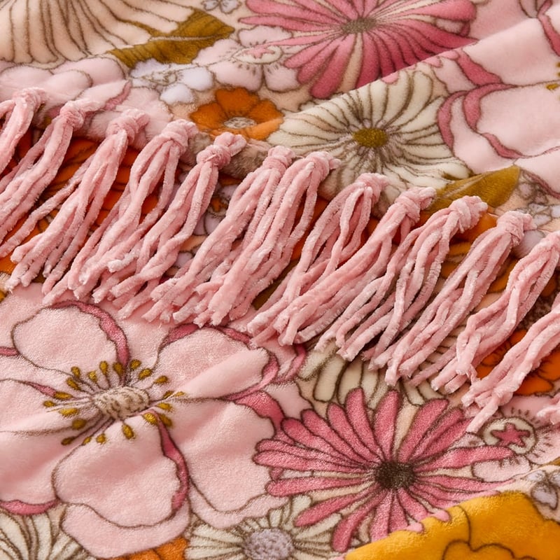 Supersoft Peggy Floral Blanket