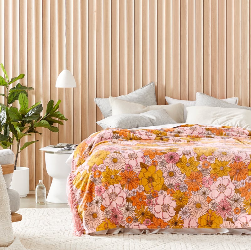 Supersoft Peggy Floral Blanket