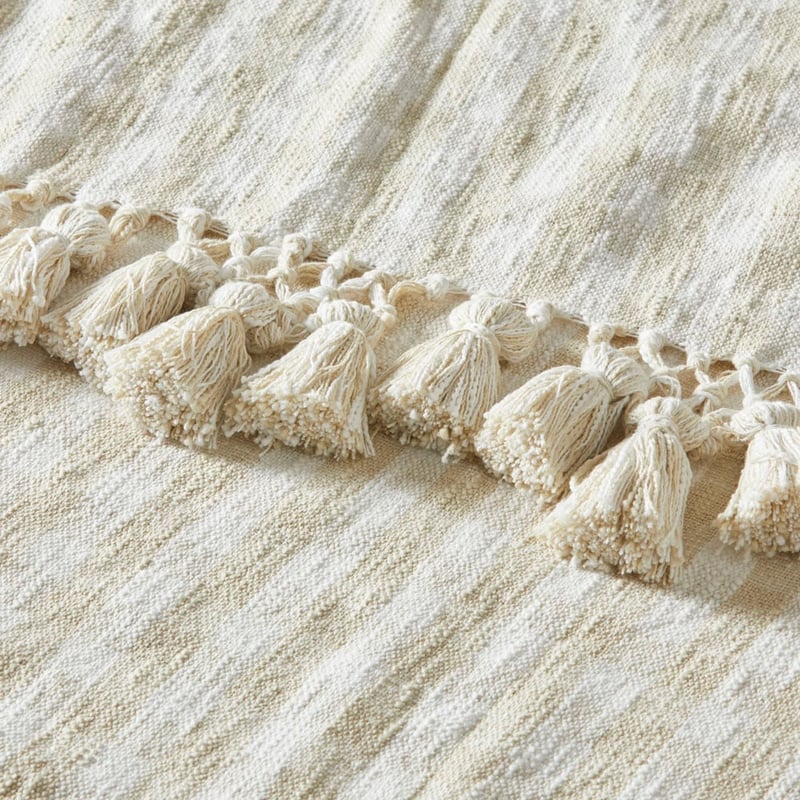 Zola Natural & White Throw
