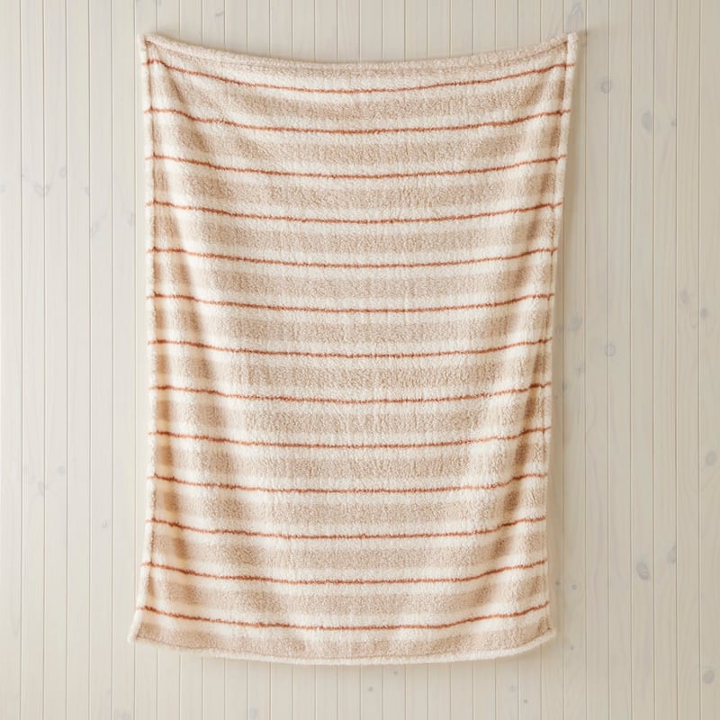 Cloud Natural Stripe Throw
