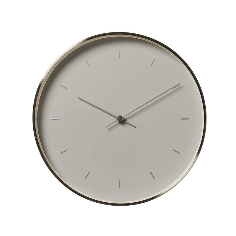 Malmo Clock Silver 25cm